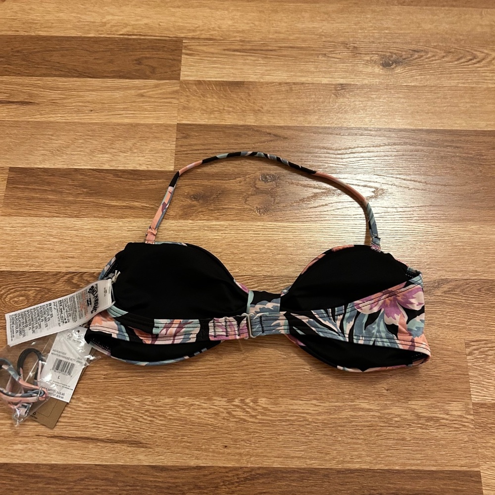 NWT Billabong Nights In Paradise Betty Bandu Bikini Top - Picture 4 of 6